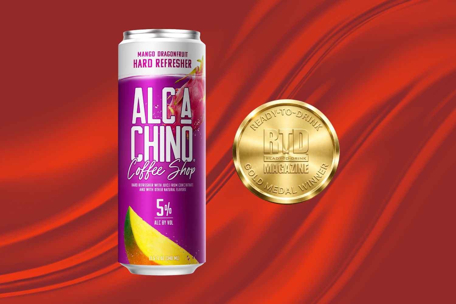 Alc-A-Chino Mango Dragonfruit Hard Refresher