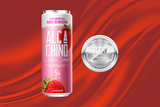 Alc-A-Chino Strawberry Acai Hard Refresher