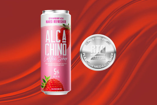 Alc-A-Chino Strawberry Acai Hard Refresher