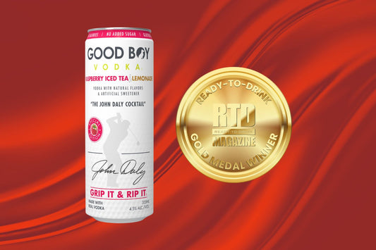 Good Boy Vodka Raspberry Iced Tea & Lemonade John Daly Cocktail