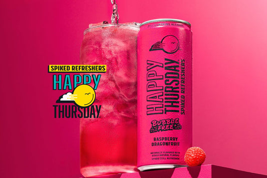 Happy Thursday Raspberry Dragonfruit Spiked Refreshers