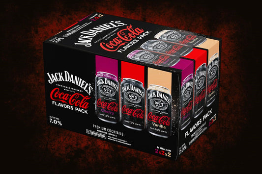 Jack Daniel's & Coca-Cola RTD Cocktail Variety Pack
