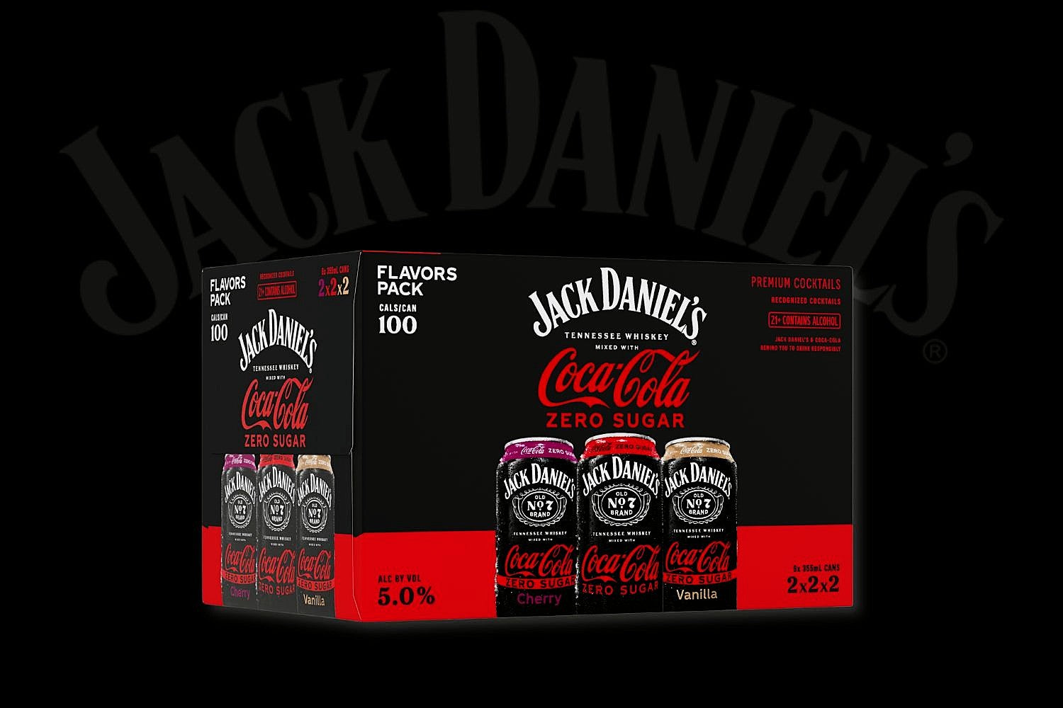Jack Daniel's & Coca-Cola Launch First Zero Sugar Variety Pack