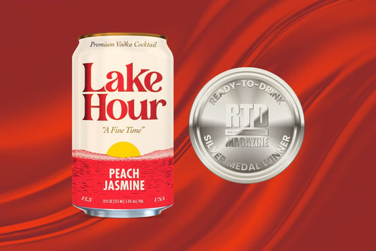 Lake Hour Peach Jasmine Premium Vodka Cocktail