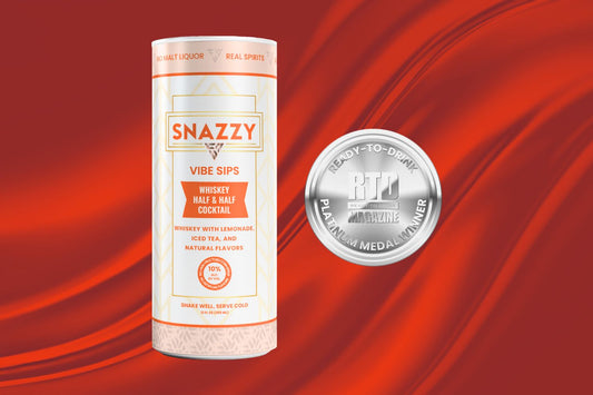 Snazzy Vibe Sips Whiskey Lemonade + Iced Tea Cocktail