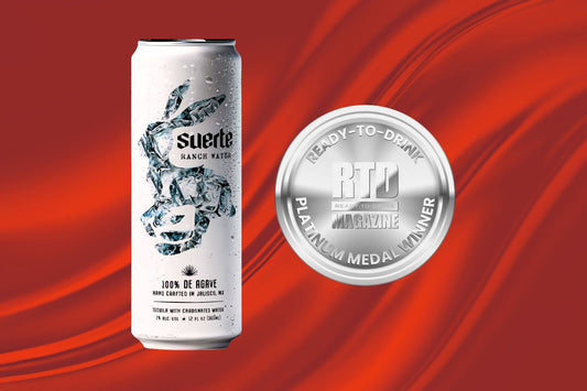 Suerte Tequila Ranch Water Canned Cocktail