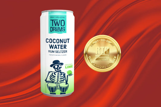 Two Drums Original Lime Spiked Coconut Water Rum Seltzer