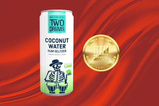 Two Drums Original Lime Spiked Coconut Water Rum Seltzer