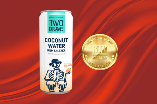 Two Drums Florida Orange Spiked Coconut Water Rum Seltzer