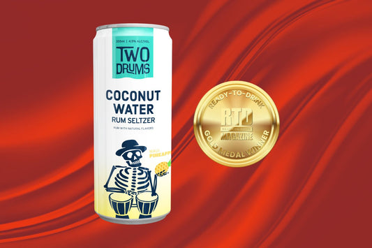 Two Drums Maui Pineapple Spiked Coconut Water Rum Seltzer