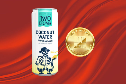 Two Drums Maui Pineapple Spiked Coconut Water Rum Seltzer