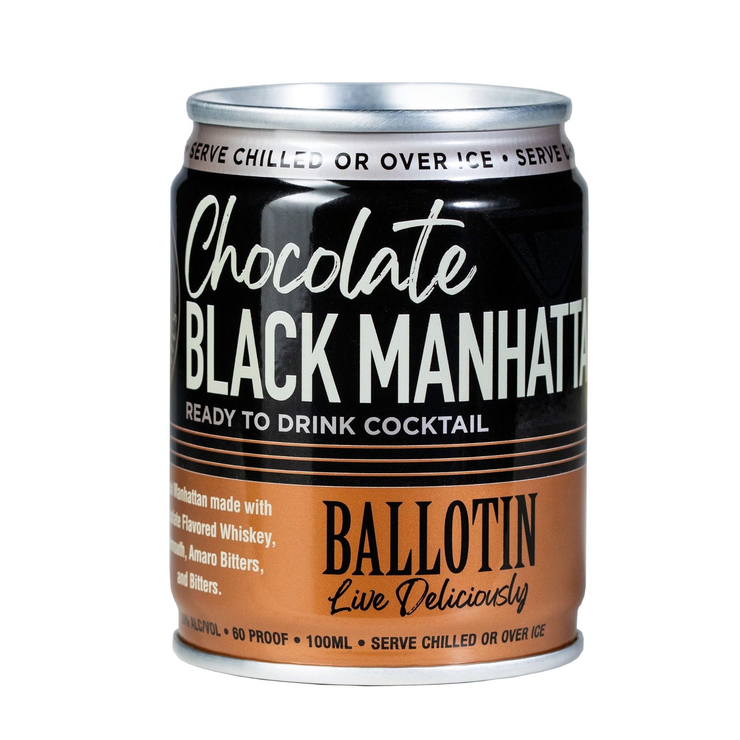 Ballotin Ready-To-Drink Chocolate Black Manhattan