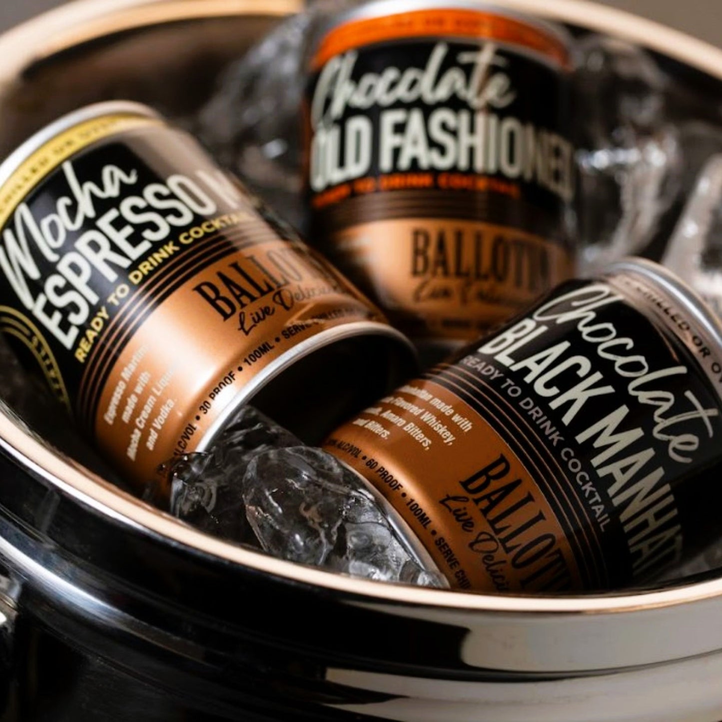 Ballotin Ready-To-Drink Chocolate Cocktails