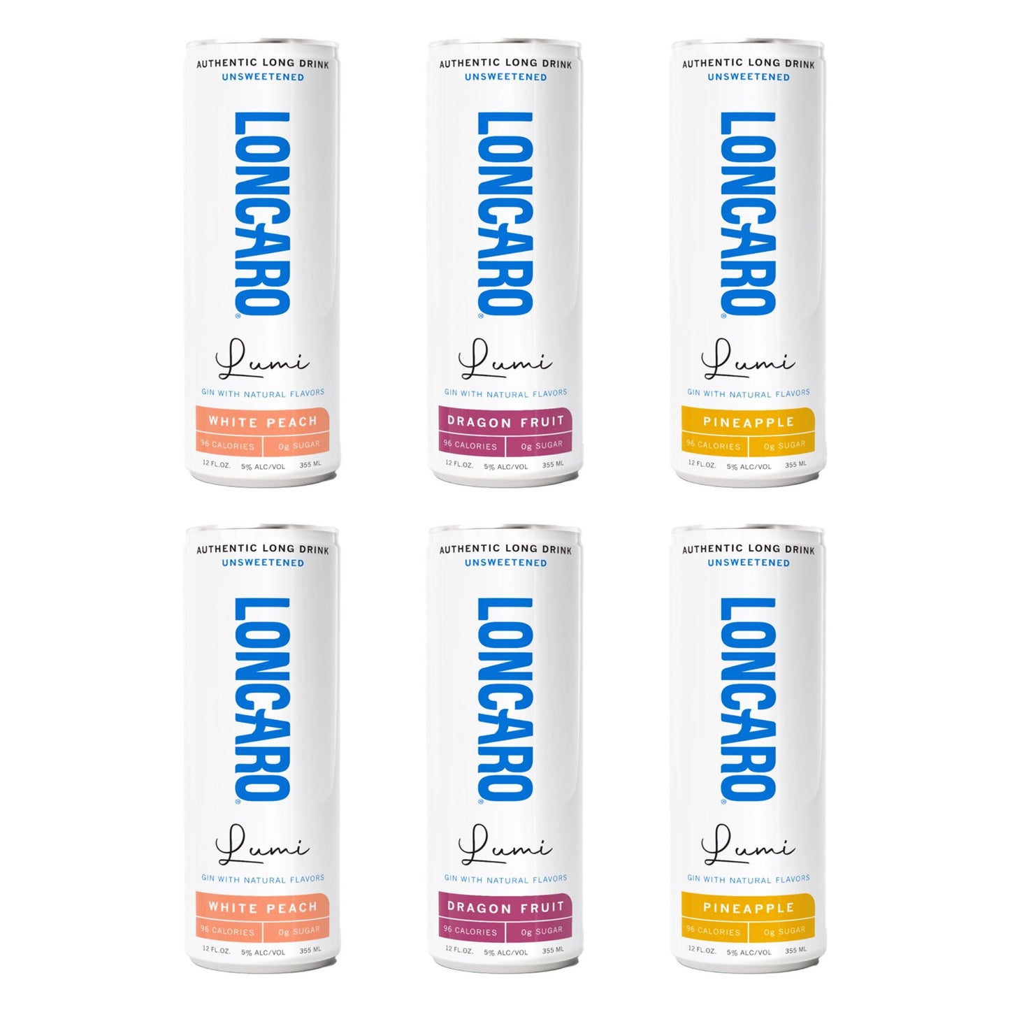 Loncaro Authentic Finnish Long Drink Lumi Variety Pack