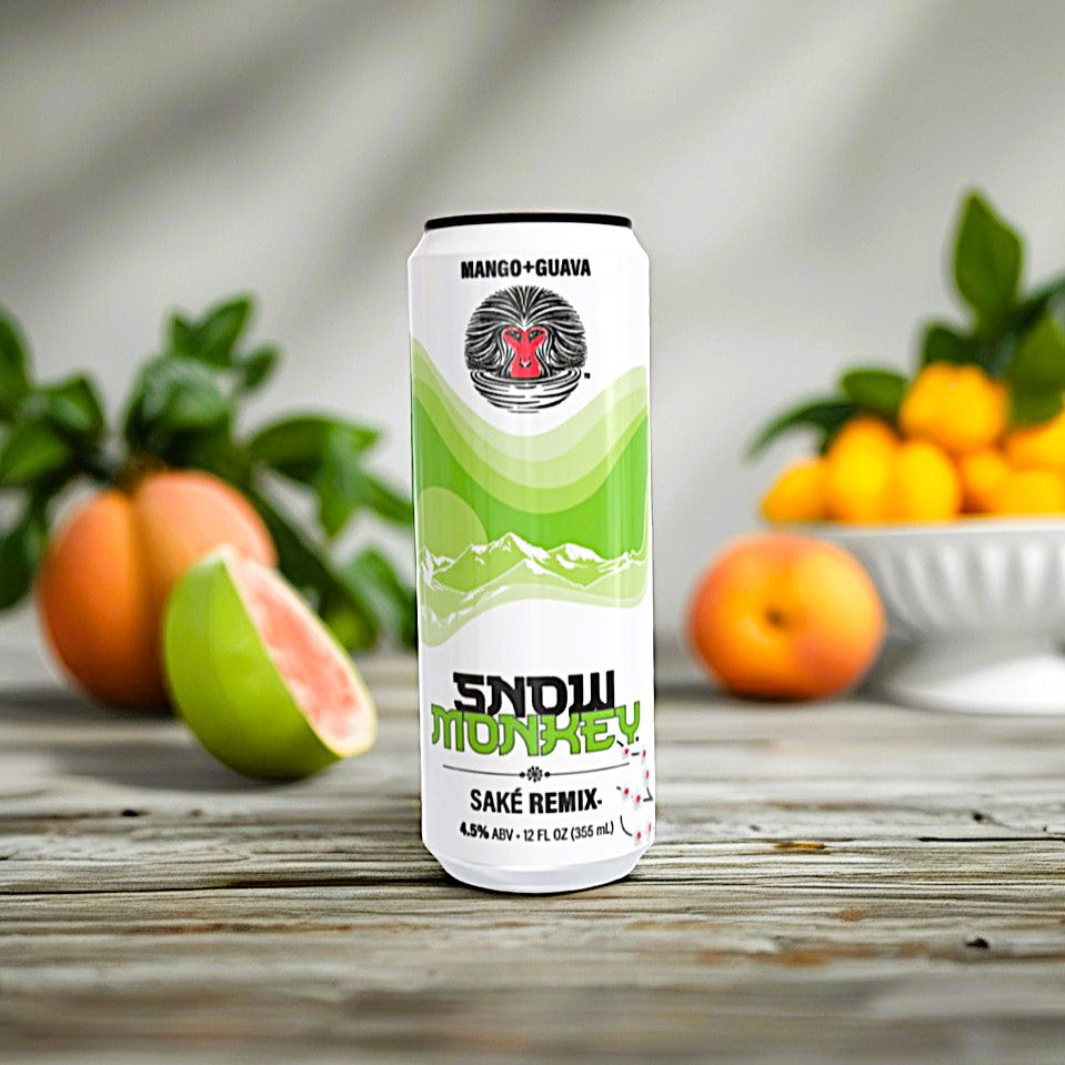 Snow Monkey Mango + Guava Canned Saké Cocktail