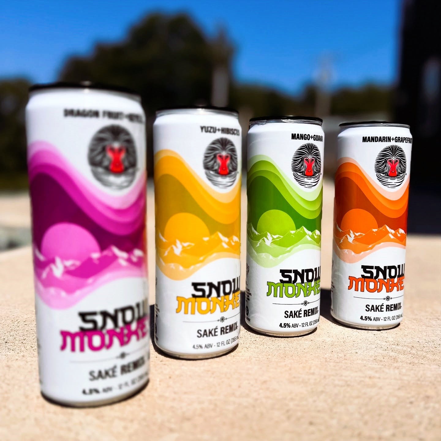 Snow Monkey Ready-To-Drink Canned Saké Cocktails