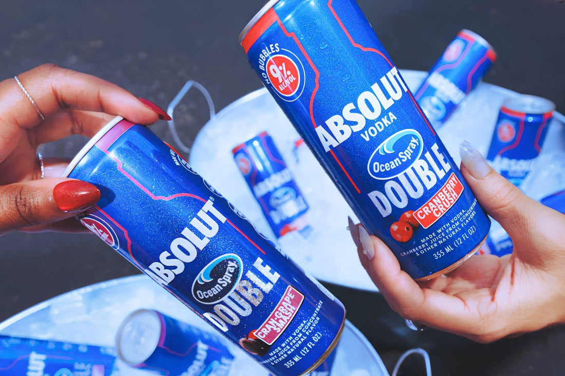 Absolut & Ocean Spray Introduce New Double Ready-To-Drink Vodka Cranberry Cans