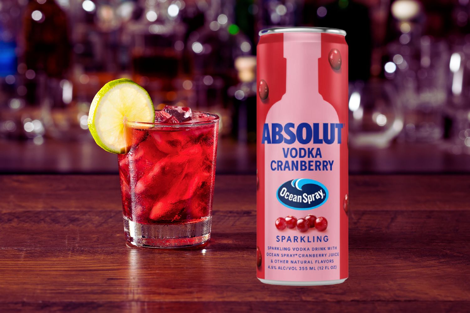 Absolut + Ocean Spray Collaborate On Vodka Cranberry RTD – RTD Magazine