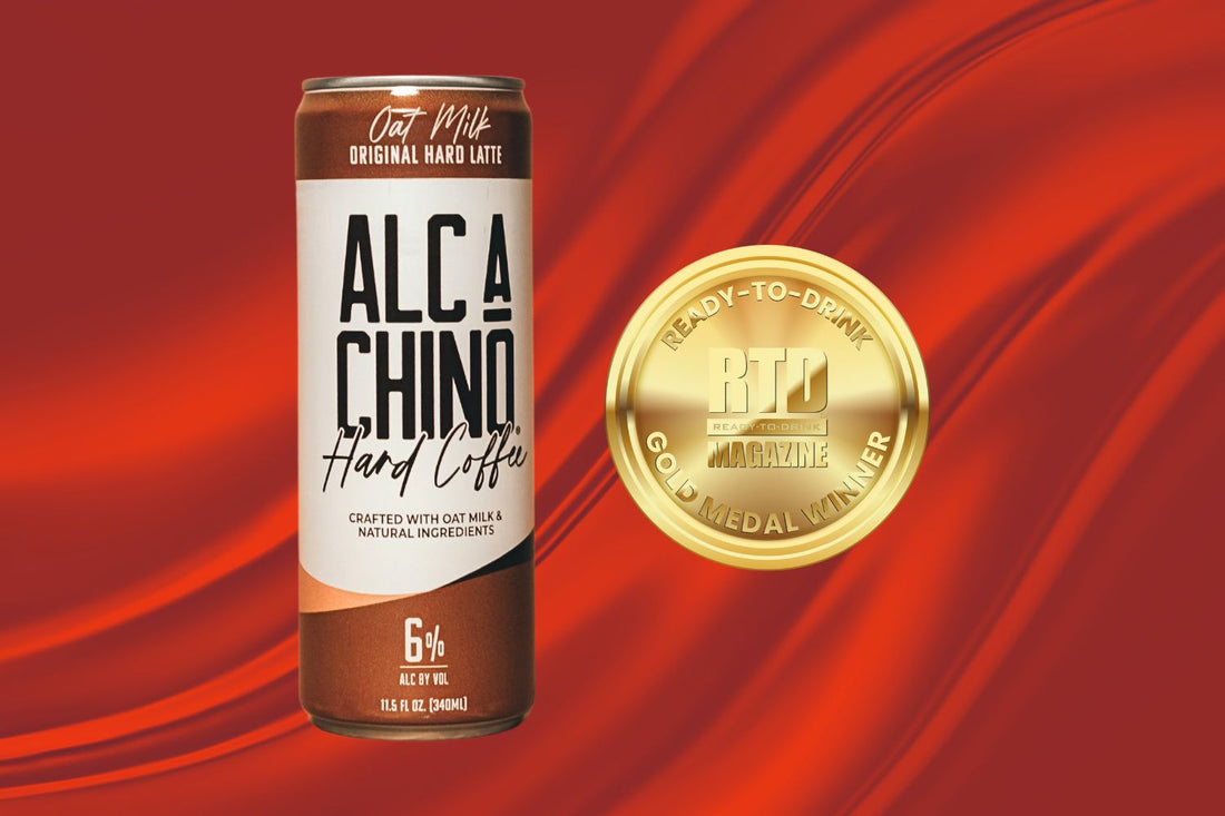 ALC-A-CHINO Original Oat Milk Hard Latte Spiked Coffee