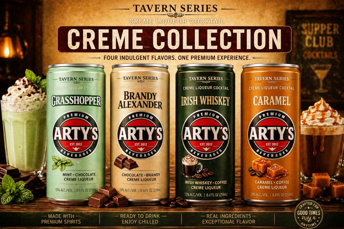 Arty’s Introduces Tavern Series Crème Collection RTD Cocktails