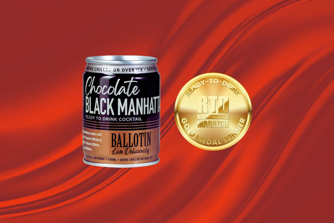 Ballotin Ready-To-Drink Black Manhattan Chocolate Cocktail