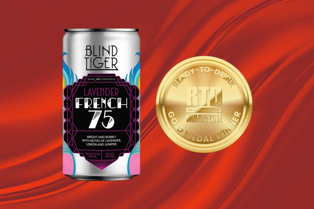 Blind Tiger Lavender French 75 Non-Alcoholic Cocktail