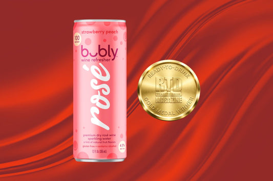 bubly Strawberry Peach Wine Refresher