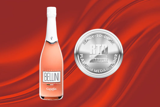 Canella Bellini Bottled Bellini Cocktail