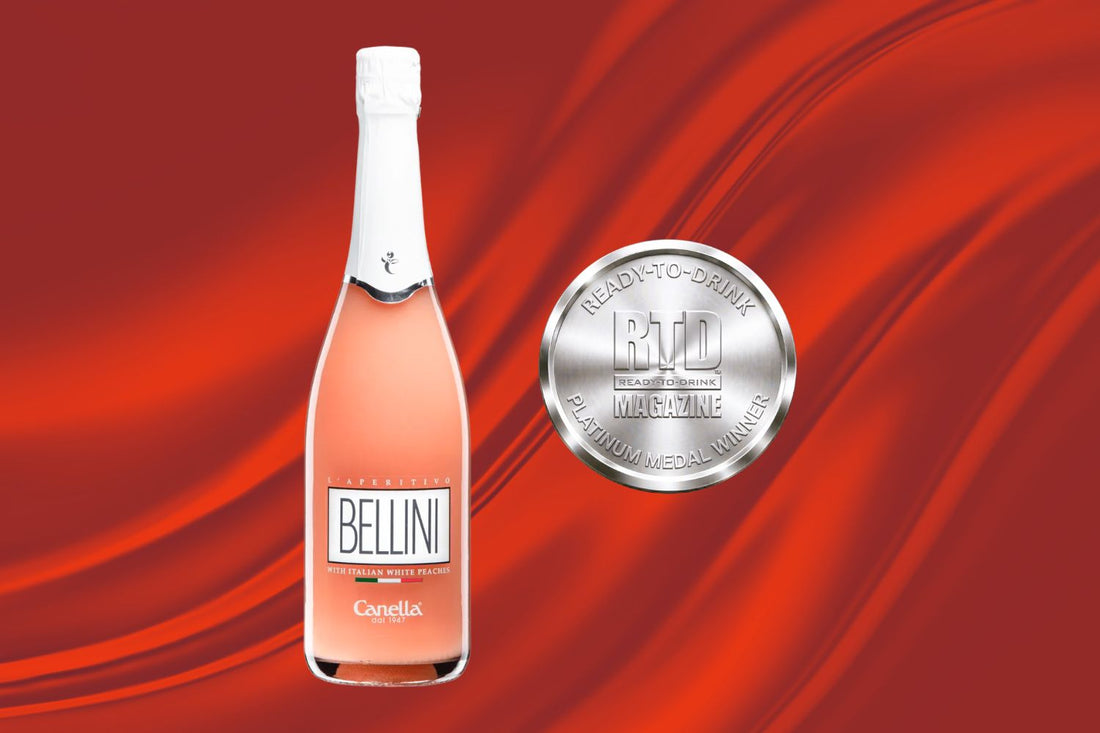 Canella Bellini – Bottled Bellini Sparkling Wine Cocktail