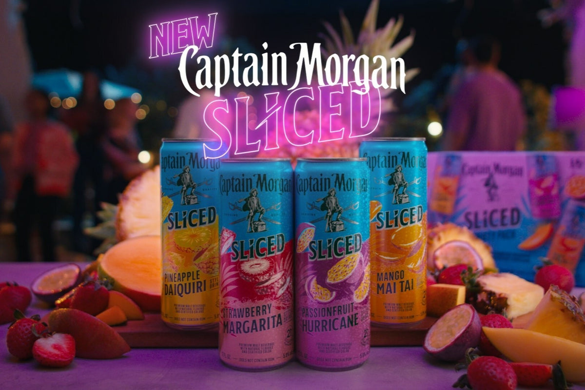 Captain Tea New Captain Morgan Sliced Ready-To-Drink Canned Cocktails