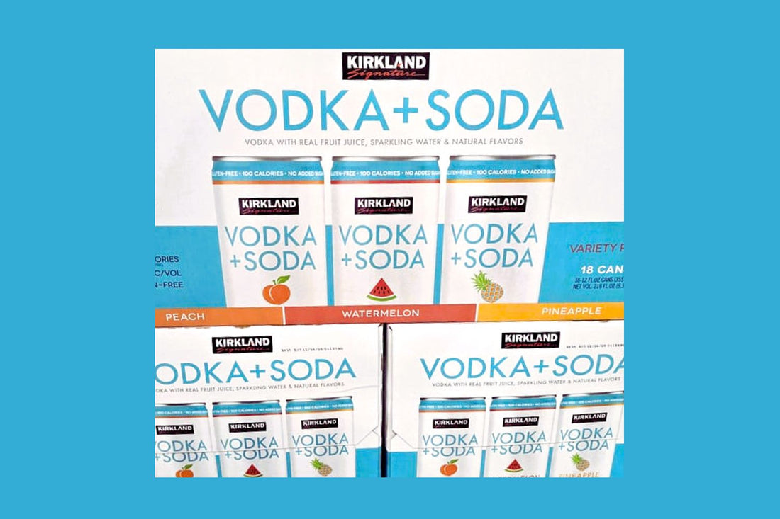 Costco Kirkland Vodka + Soda