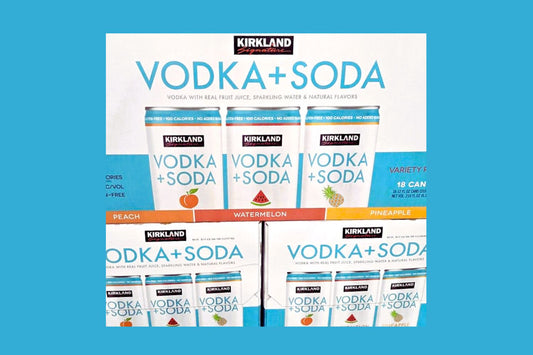 Costco Kirkland Vodka + Soda