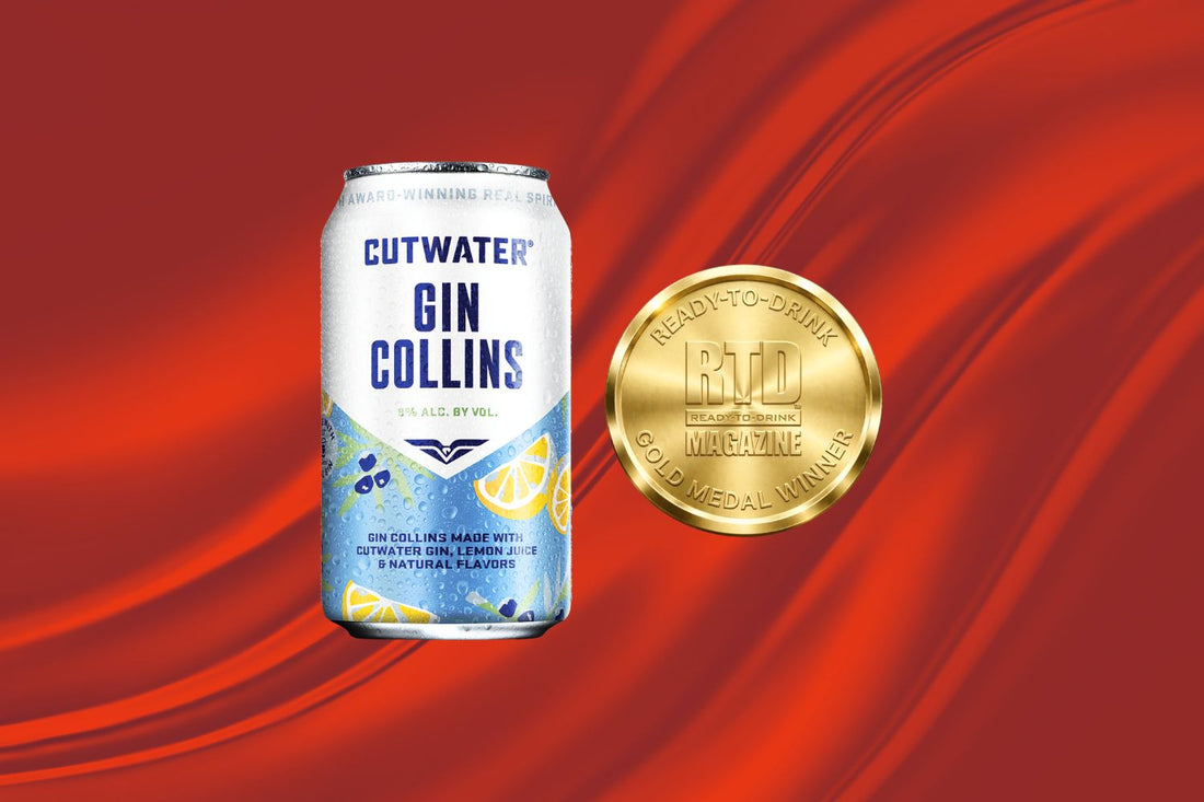 Cutwater Gin Collins Canned Gin Cocktail