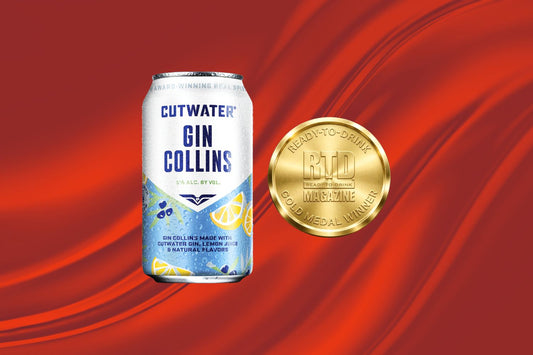 Cutwater Gin Collins Canned Gin Cocktail
