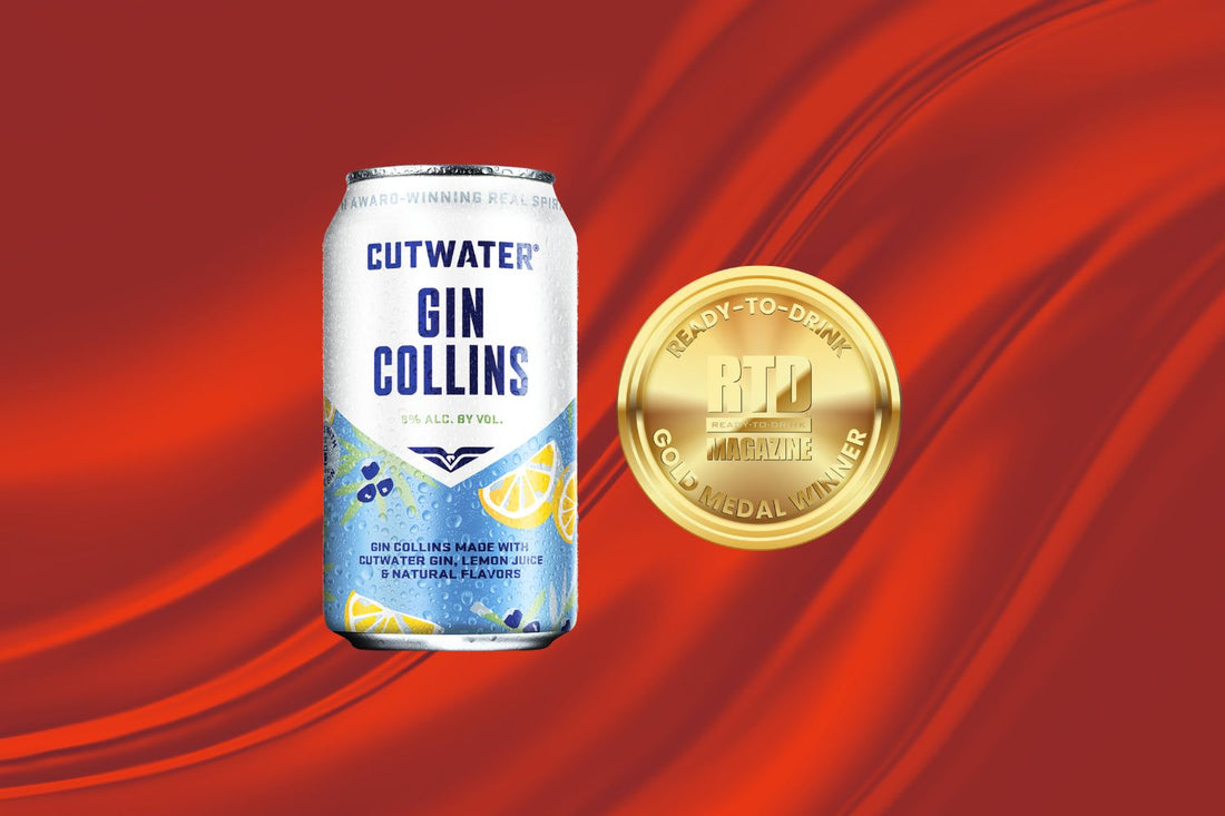 Cutwater Gin Collins Canned Gin Cocktail