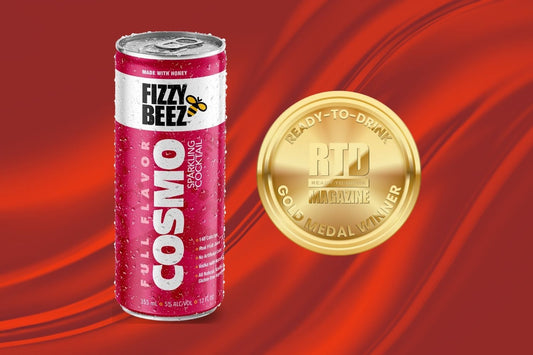 Fizzy Beez Cosmo Ready-To-Drink Cocktail