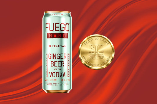 Fuego Hard Original Alcoholic Ginger Beer With Vodka