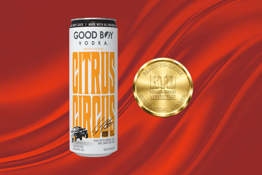 Good Boy Vodka Citrus Circus Sparkling Vodka Cocktail