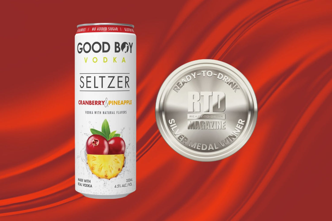 Good Boy Vodka Cranberry & Pineapple Vodka Seltzer