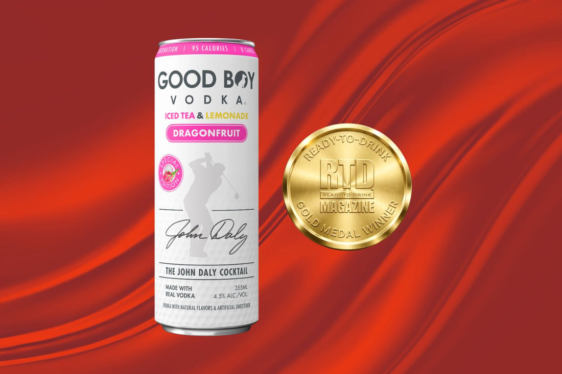 Good Boy Vodka Dragonfruit John Daly Cocktail