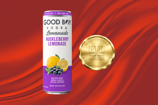 Good Boy Vodka Huckleberry Lemonade