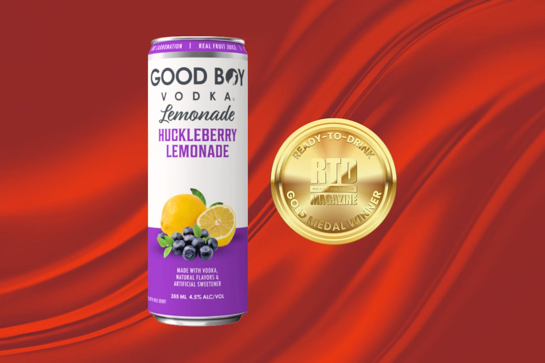 Good Boy Vodka Huckleberry Lemonade