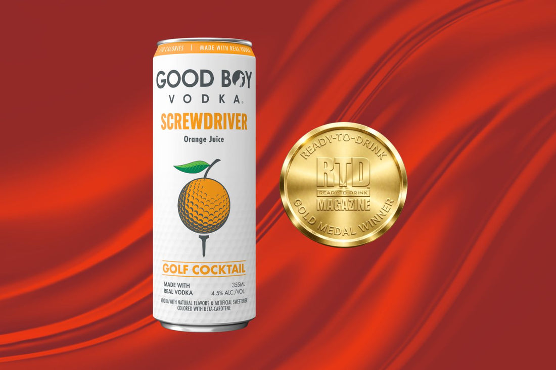 Good Boy Vodka Screwdriver Golf Cocktail