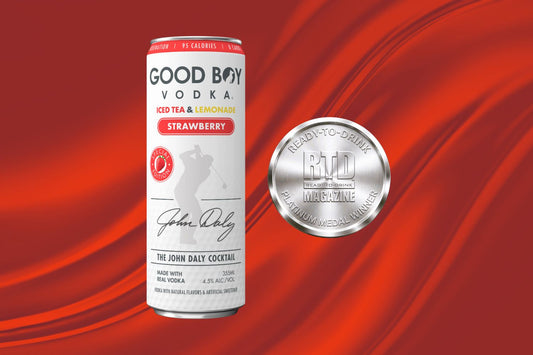 Good Boy Vodka Strawberry John Daly Cocktail