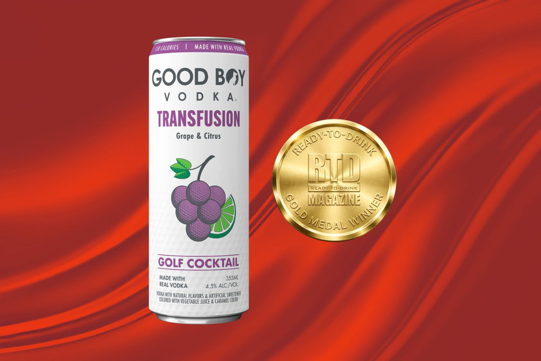 Good Boy Vodka Transfusion Golf Cocktail