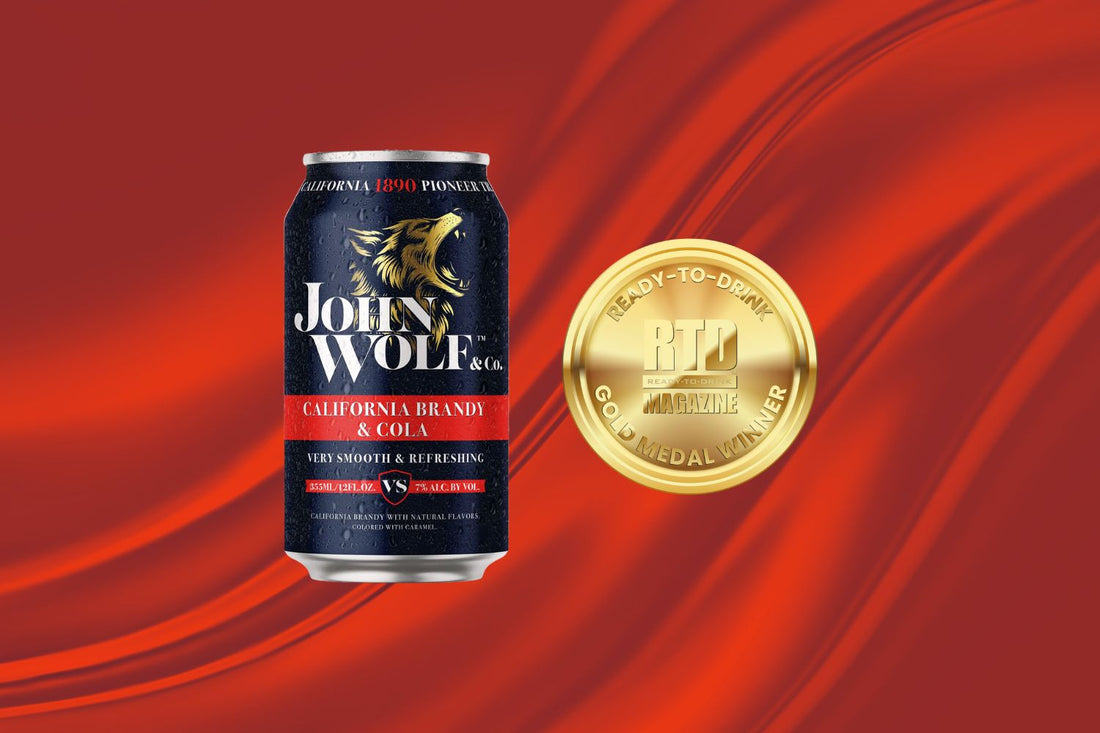 John Wolf & Co. California Brandy & Cola Canned Cocktail