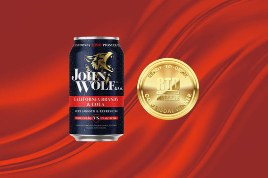 John Wolf & Co. California Brandy & Cola Canned Cocktail