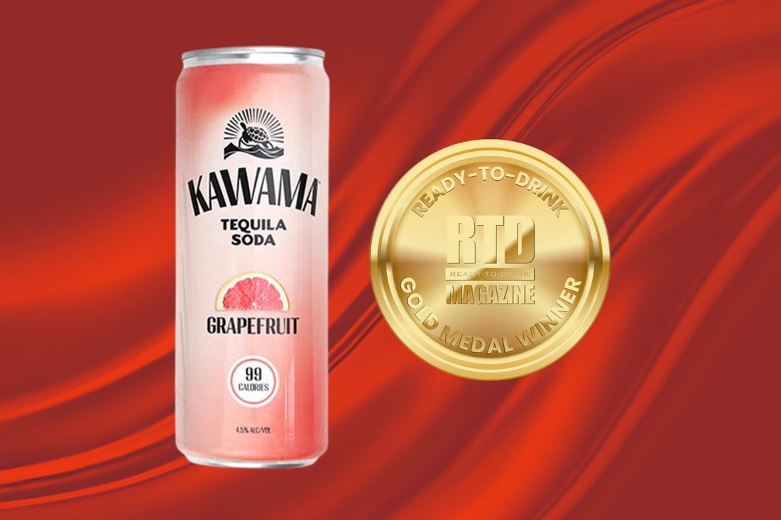 KAWAMA Grapefruit Tequila Soda Ready-To-Drink Cocktail