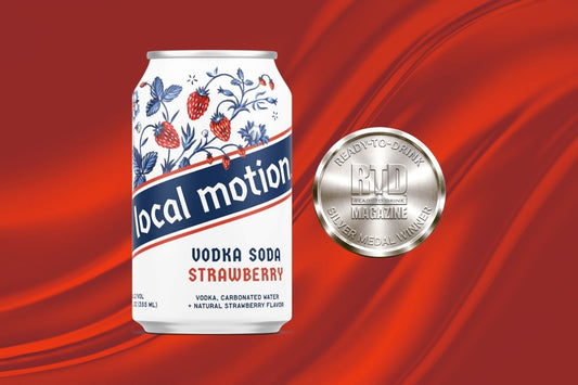 Local Motion Strawberry Canned Vodka Soda