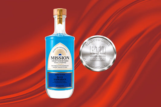 Mission Craft Cocktails Blue Hawaiian